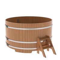 Купель круглая из кедра d=1,80 Купель круглая из кедра d=1,80